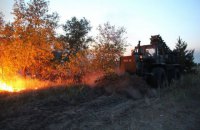 Під час гасіння пожежі на Луганщині загинув військовий