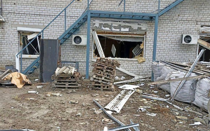 Унаслідок обстрілу Запоріжжя постраждала будівля підприємства