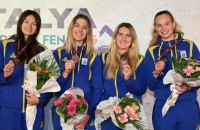 Збірна України стала призером медального заліку чемпіонату Європи-2022 з фехтування
