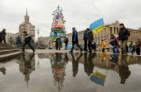 На Майдане в конструкции елки нашли труп 