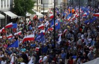 В Варшаве на акцию протеста вышли 200 тысяч человек