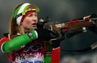 Белоруска Домрачева выиграла спринтерскую гонку на этапе Кубка мира по биатлону в Тюмени (обновлено)