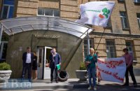 Голосеевцы пикетировали «Киевавтодор» 