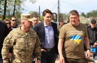 Трюдо в Україні, відвідав Ірпінь