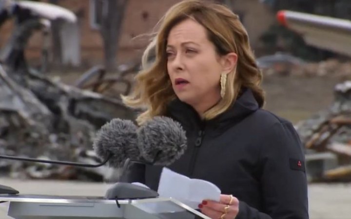 "Гостомель є символом провалу Москви", — Джорджія Мелоні