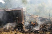 Пресс-центр АТО обнародовал снимки украинского села после обстрела из РФ