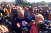 ​Опубликовано видео побега Симоненко с митинга КПУ