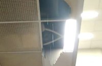 В Киевсовете во время заседания обвалился потолок и начала капать вода