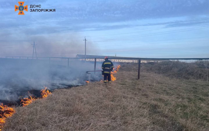 ДСНС: останніми днями в різних областях України почастішали займання на відкритих територіях