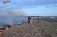ДСНС: останніми днями в різних областях України почастішали займання на відкритих територіях