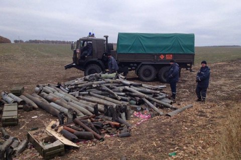 У Сватовому знищили більш ніж 1,5 тис. боєприпасів