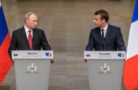 Макрон і Путін обговорили по телефону ситуацію в Україні (оновлено)