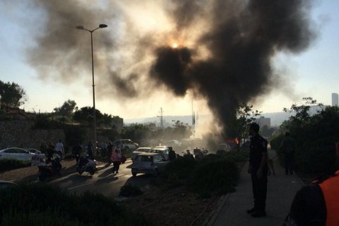 В Иерусалиме взорвался автобус