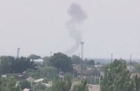 Поблизу окупованого Мелітополя горів ворожий склад з боєприпасами (оновлено)