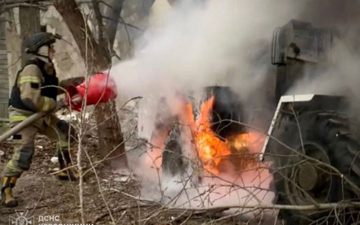 На Херсонщині окупанти двічі атакували рятувальників