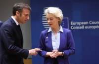 Макрон готовий підтримати кандидатуру фон дер Ляєн на другий термін на посаді президентки Єврокомісії