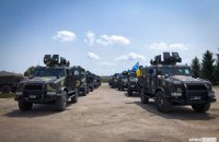 Після параду 12 бронеавтомобілів "Козак-2" поповнять підрозділи морської піхоти