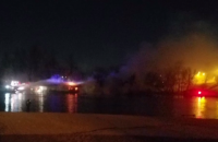 В Киеве загорелся ресторан на воде, - ГСЧС 