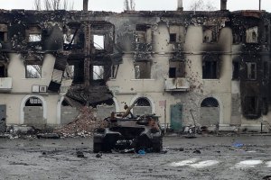 Силы АТО оставили Углегорск, город практически уничтожен