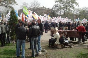 Суд над Тимошенко собрал митинг