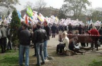 Суд над Тимошенко собрал митинг
