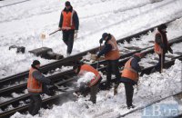 Скоростной поезд Запорожье - Киев сломался в дороге из-за мороза