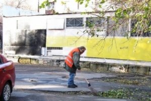 После визита Януковича в Одессе увольняют дворников 