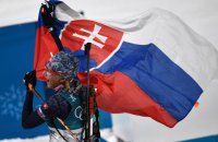 Словачка Кузьмина выиграла «золото» Олимпиады в биатлонном масс-старте