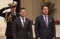 В Риме началась встреча Зеленского и премьера Италии Конте