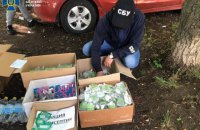 У Кривому Розі СБУ викрила підпільний цех з виробництва антисептиків