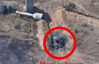 Морські піхотинці знищили черговий танк російських окупантів
