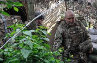 Турчинов посетил позиции ВСУ возле Горловки
