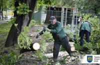 Львов второй раз за неделю накрыла непогода, в городе не работает электротранспорт
