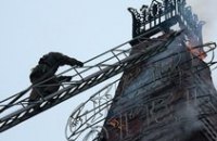 Гостиница в Днепропетровске загорелась из-за неоновой вывески