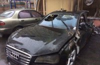 В Киеве сгорело Audi, на котором возили экс-министра Пивоварского