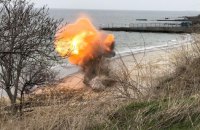 На пляжі Одеси знешкодили міну