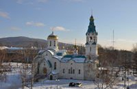 В храме на Сахалине мужчина застрелил двух человек 
