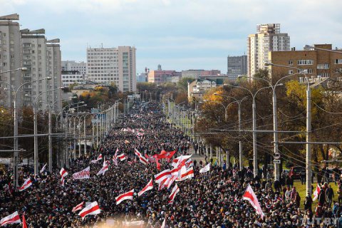 МВД Беларуси заявило о 280 задержанных во время воскресных протестов