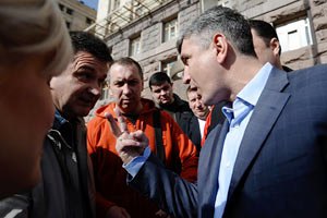Под Киеврадой подрались активисты