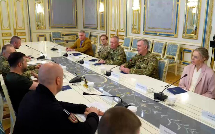 Зеленський зустрівся з керівництвом Штабу оборони Британії 