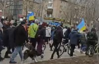 В Мелитополе оккупанты захватили телебашню и включили пропаганду (трансляция)