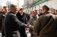 Порошенко взяв участь у богослужінні в Києво-Печерській Лаврі