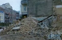 В Киеве довершили снос особняка, в котором жил Грушевский