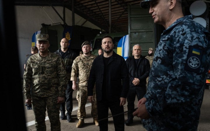 Зеленський на Одещині провів нараду із командуванням ВМС щодо безпеки півдня