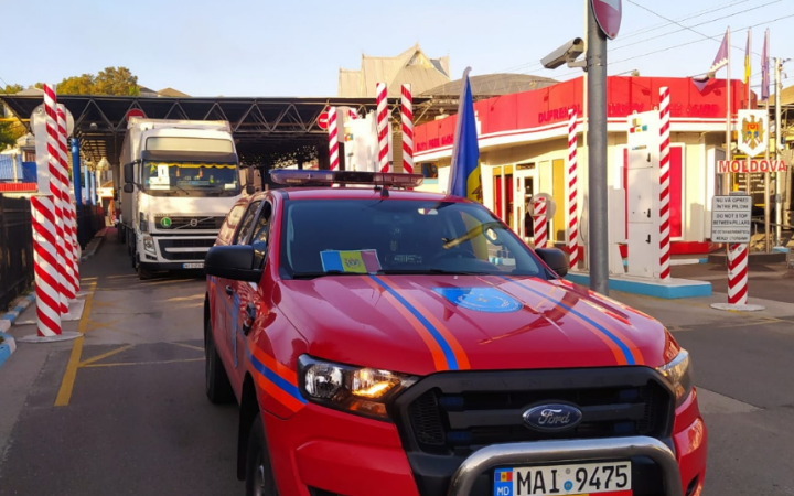 Молдова надала Україні партію гуманітарної допомоги для енергетичної сфери