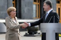 Порошенко заручился поддержкой Меркель