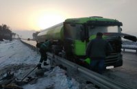 На трасі в Житомирській області горів бензовоз