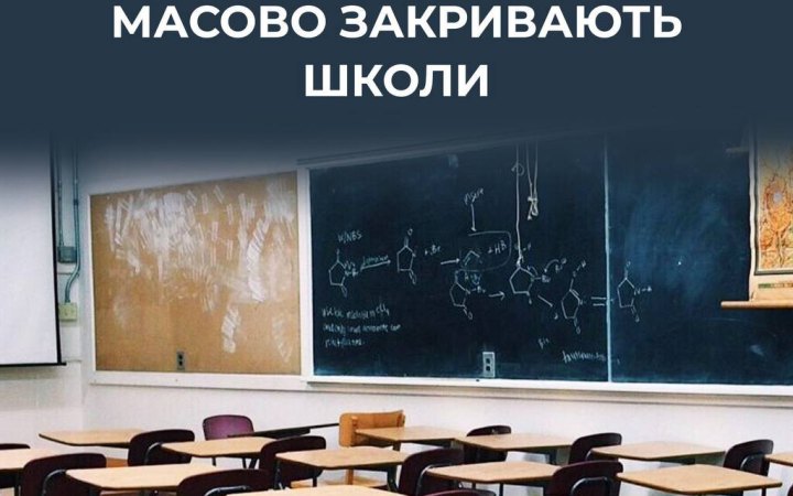 На окупованій Донеччині масово закривають школи та дитсадки