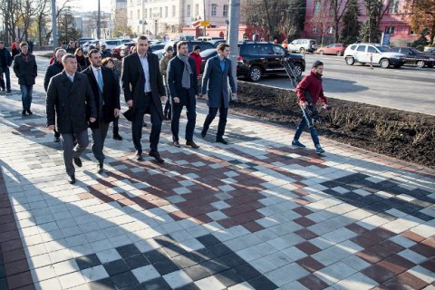 Кличко рассказал, когда завершится ремонт Владимирской улицы в Киеве