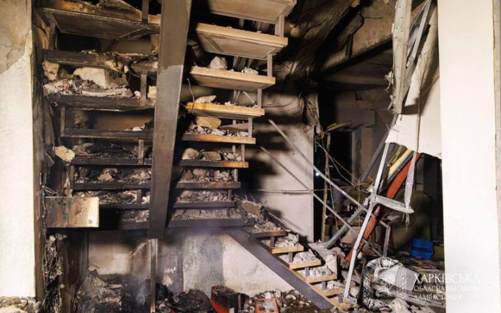 РФ пошкодила на Харківщині приватні будинки, багатоповерхівку та освітній заклад